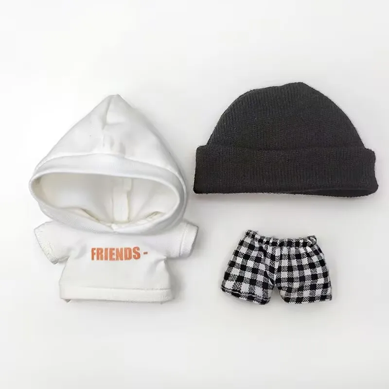 دمية قطنية 10 سم، لعبة قطيفة غير سمة، هوديي وانغ ييبو، ملابس أطفال، زخرفة دمية هدية عيد الميلاد