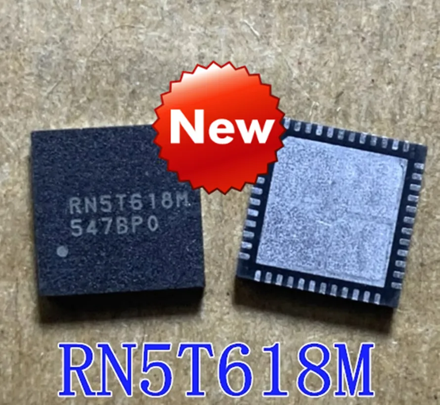 100% NEW 5PCS RN5T618 48-QFN  RN5T618M new power management chip