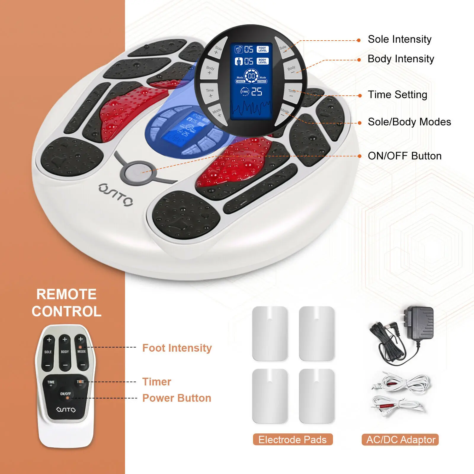 new arrival infrared tens ems masseur de pieds ,masseur de pied chausson ems massager
