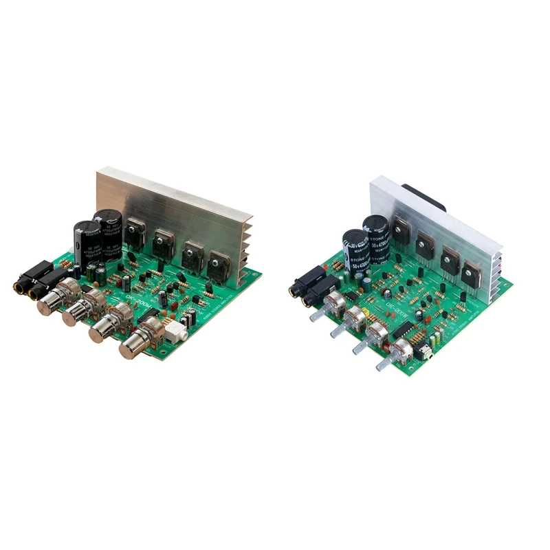 Best-New OK200W 2Channel 4-8Ohm Amplifiers Module Board Double Group AC18-26V 2 Channel Power Amplifiers Board Finished