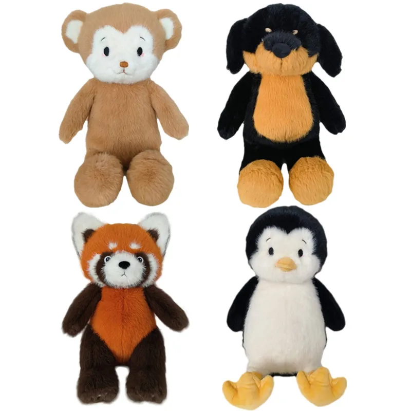 

New Soft Plush Puppy Raccon Doll Toy kawaii Baby Fluffy Stuffed Animal Doll Baby Sleeping Cuddle Appease Doll Toys