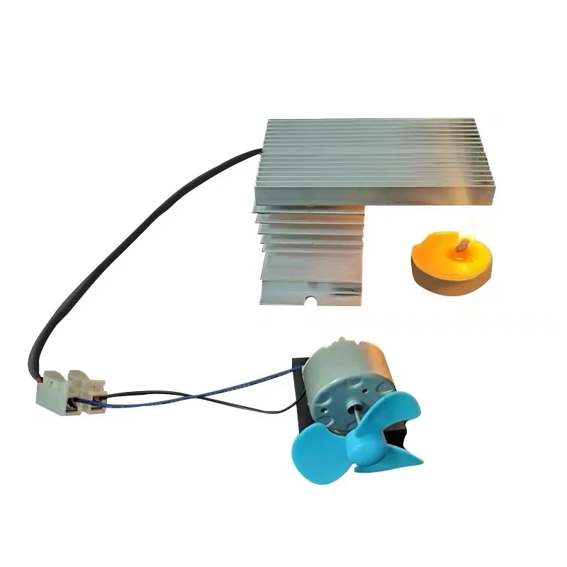 

Small thermoelectric generator Seebeck effect thermal energy-electricity-kinetic energy thermoelectric power generation fan