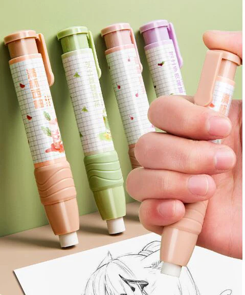 1pc New Pen Design Rubber Erasers Kids' Rubber Eraser Stationery School Supplies (SS-1008)