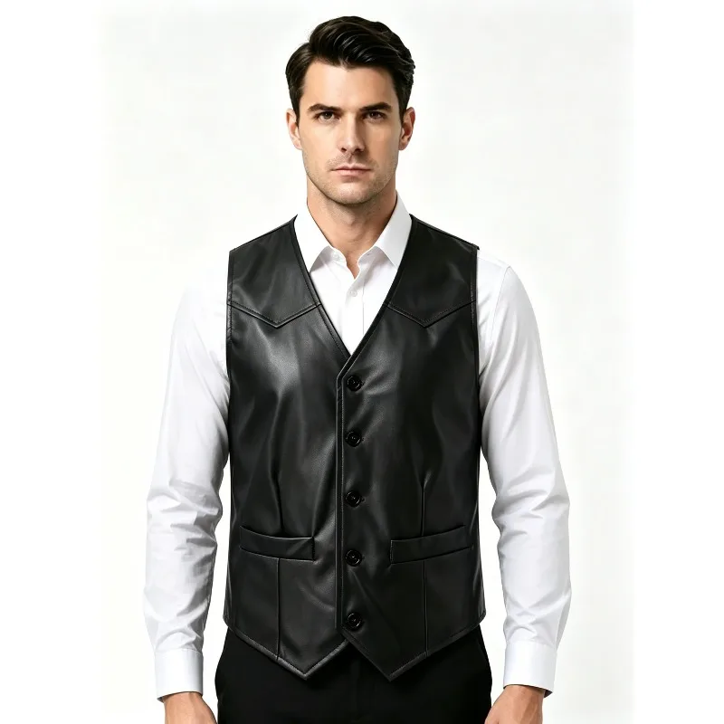 colete-masculino-europeu-de-negocios-estilo-casual-retro-cor-solida-decote-em-v-com-botoes-sem-mangas-estilo-ocidental
