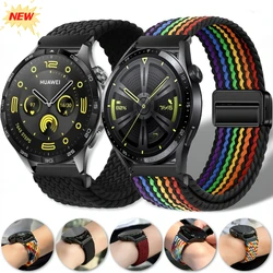 Correia de fivela de nylon para Huawei Watch, Cinto ajustável clássico, Pulseira para Samsung Watch 6, 5, 4, 3 Pro, GT 4, 3, 2, 46mm, 22mm, 20mm