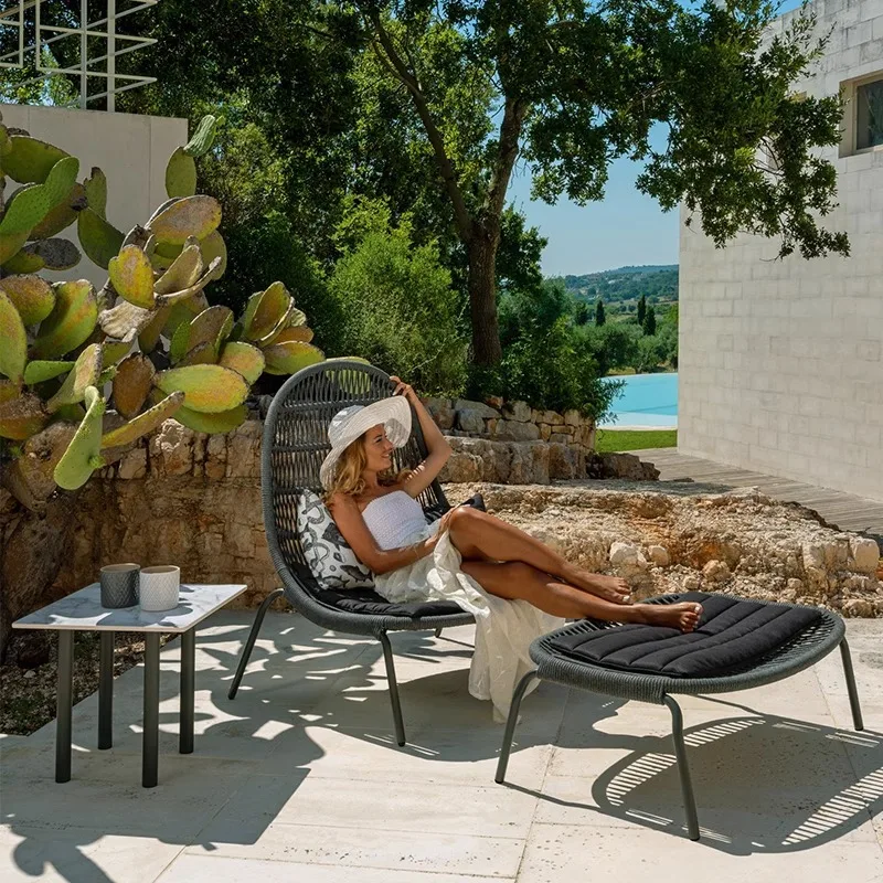 

Customizable Outdoor Lazy Rattan Chair