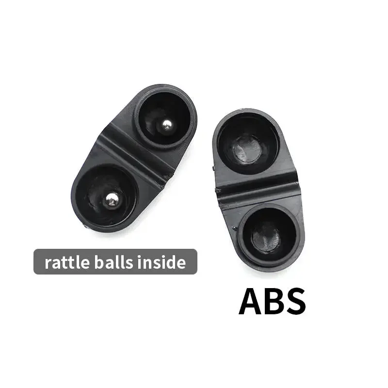 10 Pieces Fishing Catfish Accessories Double Rattle Beads Catfish Rig Catfishing Tackle Portable Toos Plastic Equipment
