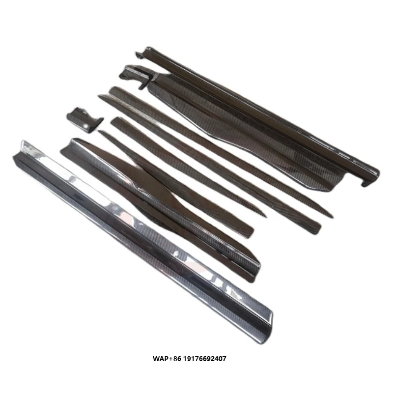 

Trade Guarantee High Quality M Style Dry Carbon Fiber Side Skirt Door Trim Side Spoiler for Urus Skirt Body Kit