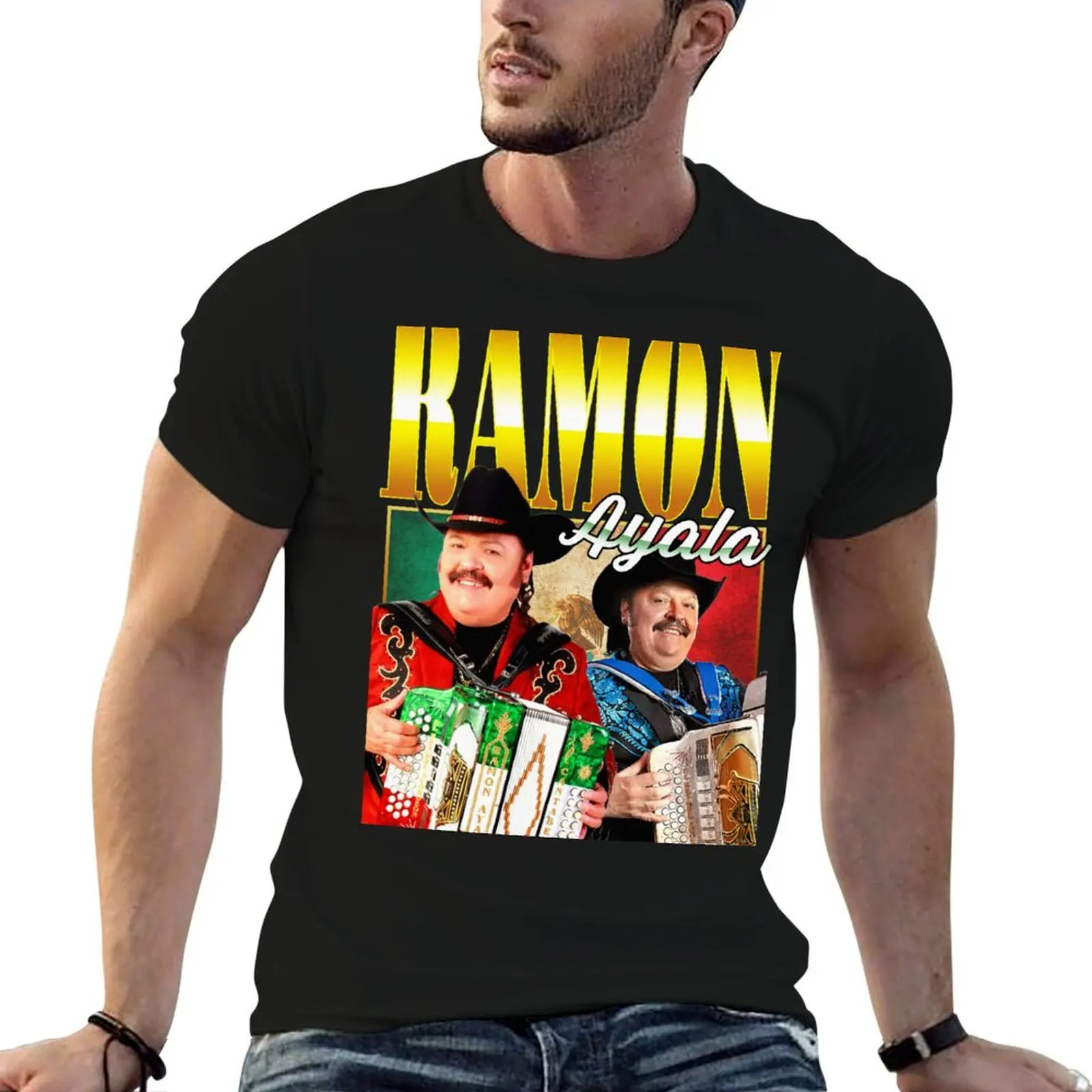 Ramón Ayala Vintage Retro Design T-Shirt quick-drying anime tshirt graphics oversized t shirt sweat shirts, men