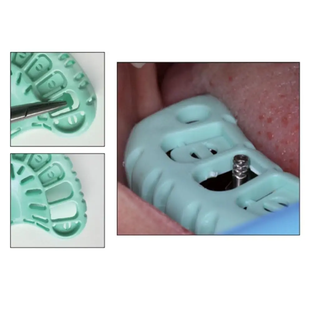 PIORPOY 6 قطعة/المجموعة/المجموعة طقم الانطباع الأسنان صواني أسنان للاستعمال مرة واحدة S/M/L البلاستيك كامل الفم للإزالة قالب جزئي صينية Dipship #6