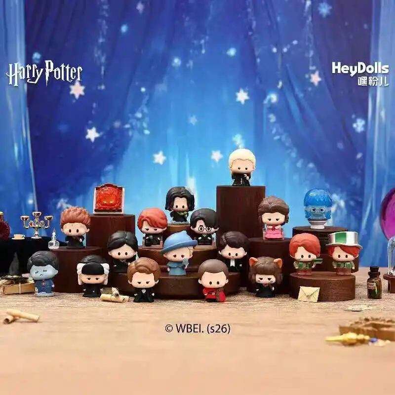 

New Genuine Harry Potter College Life SeriesPu Mini Blind Box Hermione Snape cute mini Figure doll Ornament Car Decor Toy gift