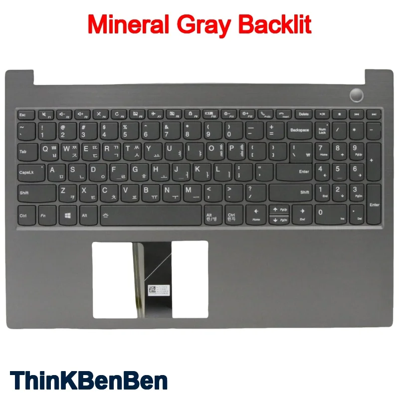 

Минерально-серый верхний чехол для упора для рук, чехол с подсветкой, клавиатура для Lenovo ThinkBook 15, IML IIL 5CB0W45203