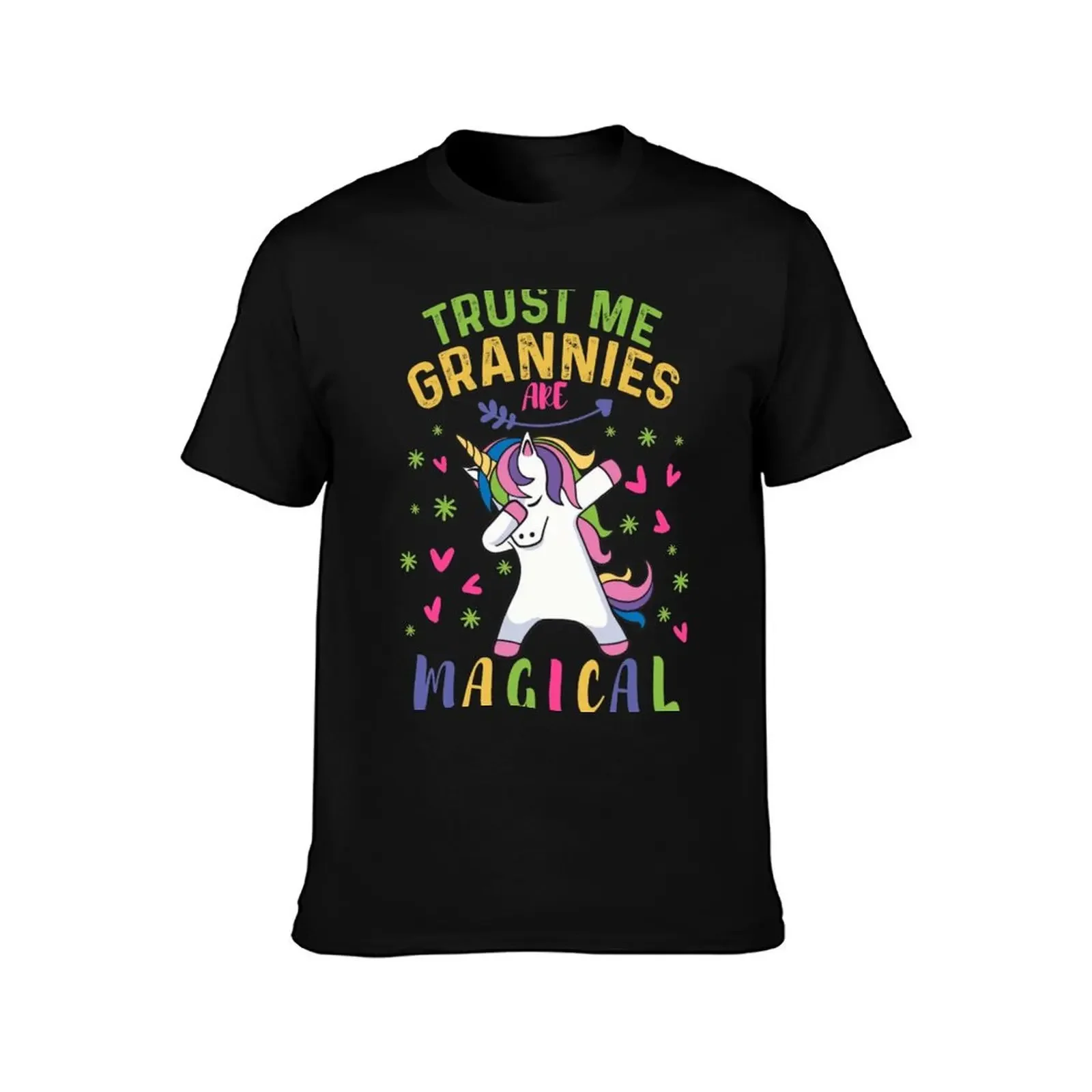 Cute Granny Gifts - A Magical Gift - Dabbing Unicorn Pastel T-Shirt luxury t-shirt for a boy Men's cotton t-shirt