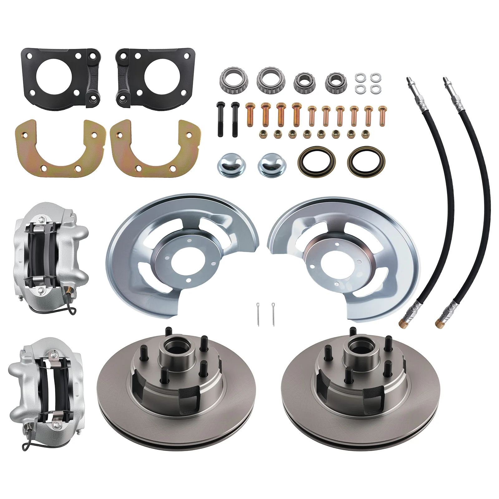 

Front disc brake conversion V-8 4 piston for Ford Mustang 1964 1965 1966 1967
