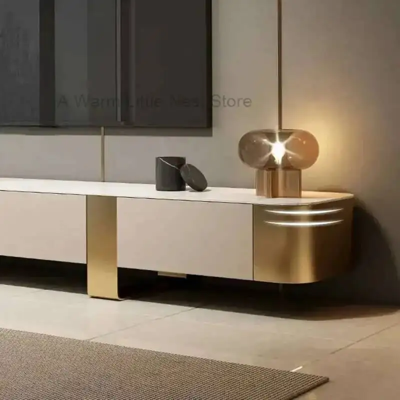 حامل بسيط عرض الركيزة خزانة التلفزيون غرفة المعيشة الحديثة حامل تلفاز خزانة تخزين الخشب موبليس الفقرة El Hogar أثاث الفندق #6