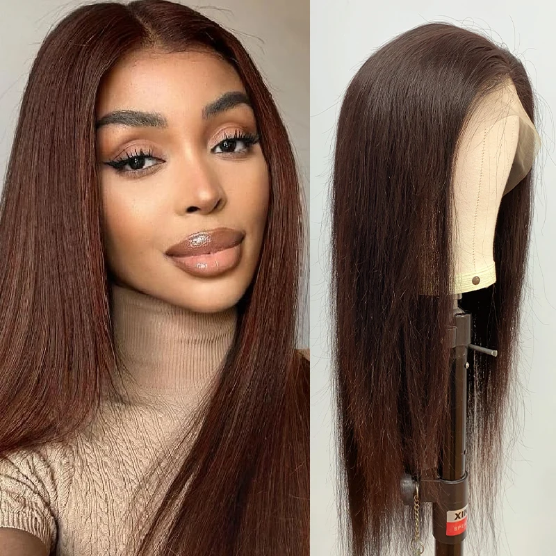 Straight Lace Front Lace Wig Quality 13x4 100% Human Hair Wigs for Black Women Pre Plucked Natural Hairline Wig