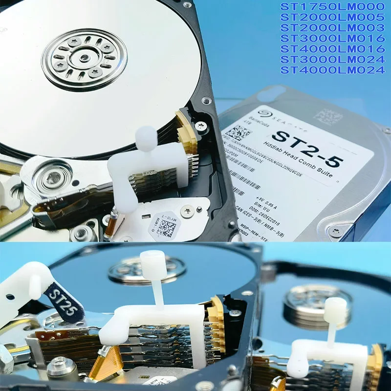 21 in 1 Hddlab Ramp Set Head Comb Seagate 2.5" 3.5" HDD Hard Drive Repair Head Replacement Tool Head Change Tool