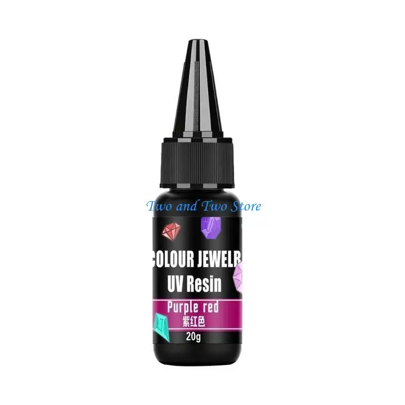 HX6F กาวยูวีหยดความจุ 20 มล. กาวยูวีบ่มกาวอัลตราไวโอเลตบ่มอีพอกซีเรซิน