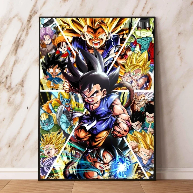 Japanese Anime Canvas Paintings Poster Toys Wall Art Home Birthday Gifts Modern Living Room Classic Kid Action Figures Hanging