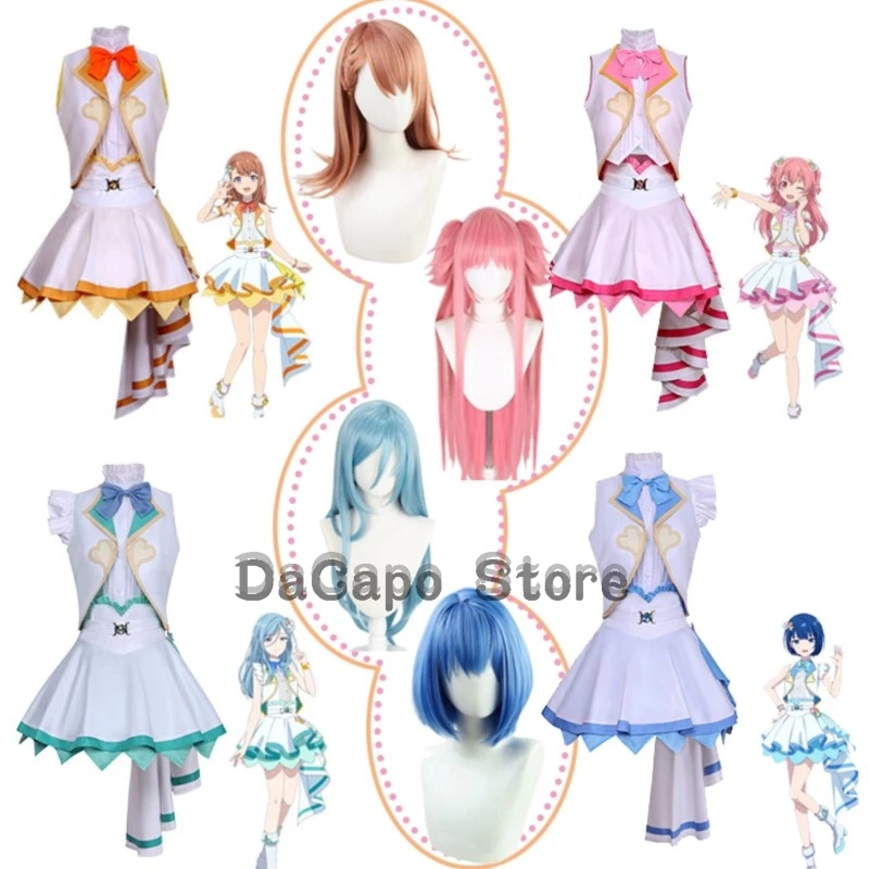 

Kiritani Haruka Hanasato Minori Cosplay Momoi Airi Hinomori Shizuku Cosplay Costume Project Sekai Colorful Sta