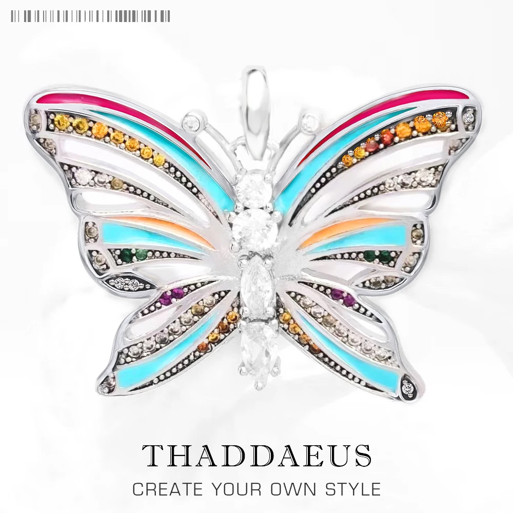 

Pendants Tropical Butterfly Summer Jewelry Bohemia 925 Sterling Silver Jungle Accessories Gift For Women