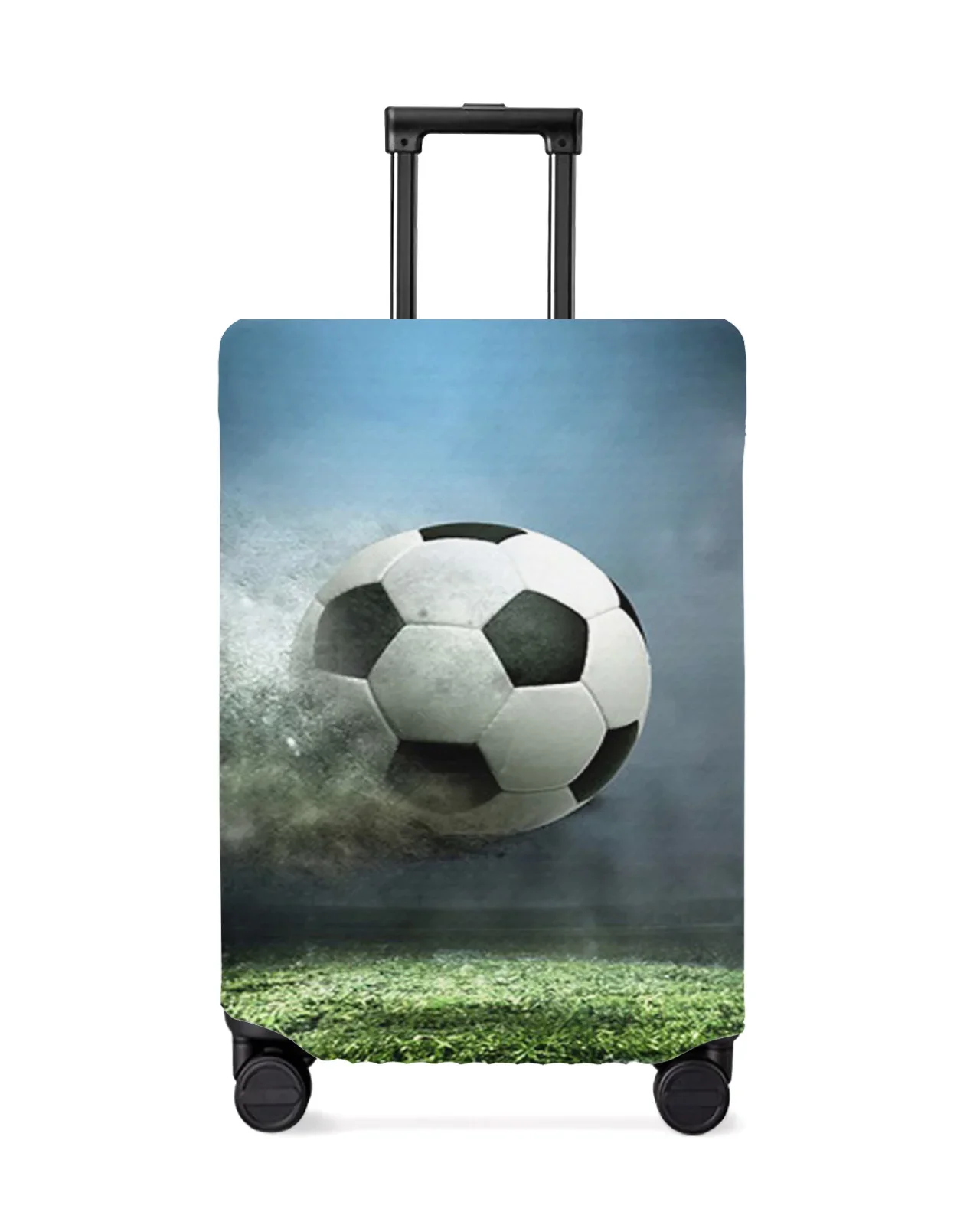 Football Court Soccer Travel Luggage Protective Cover for Travel Accessories Suitcase Elastic Dust Case Protect Sleeve