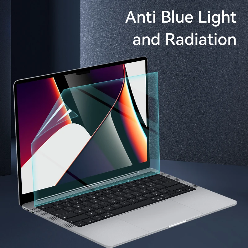 Anti Blue Light Screen Protector for MacBook Air 13 M1 M2 Pro 13 14 15 16 11 12 Inch HD Film Soft Guard A2681 A2337 A2338 A2779