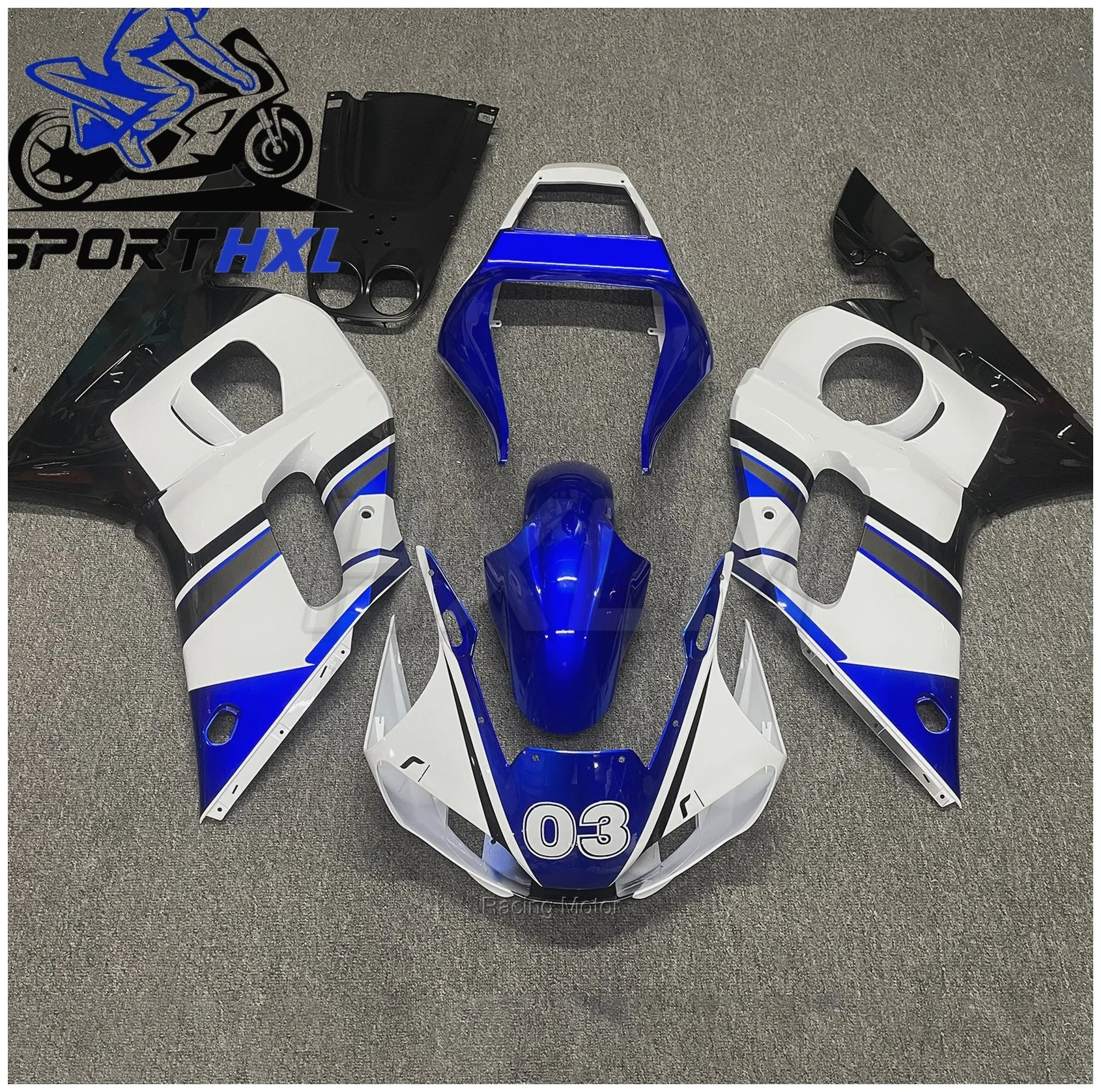 Motorcycle Fairing Body Kit - 2001 For Yamaha YZF-R6 1998-2002 Full fairing kit Bodywork1999 2000 2001 fairing Fairing kit High