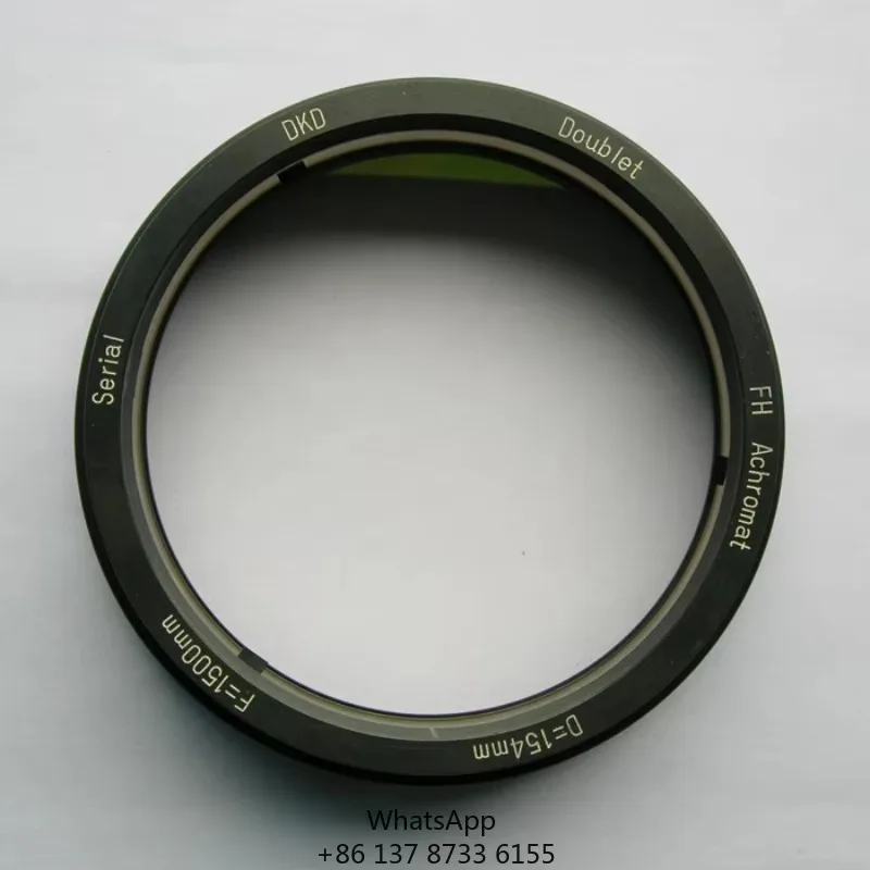

D 154 F 750 1200 1500 1800 2250 Optical Glass Refractive Telescope Objective Achromatic Lens