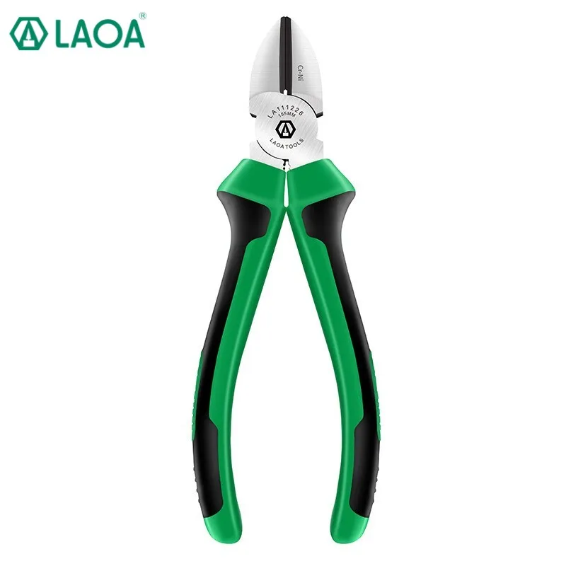 LAOA Cr-Ni Wire Cutter Cable Cutting Pliers Chrome-Nickel Cutter Diagonal Pliers Electrician Tools