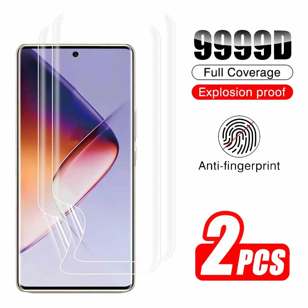 2Pcs Hydrogel Film For Infinix Note 40 Pro 5G Screen Protector For Infinix Note 40 Pro Plus 5G Note40 4G Soft Films Not Glass