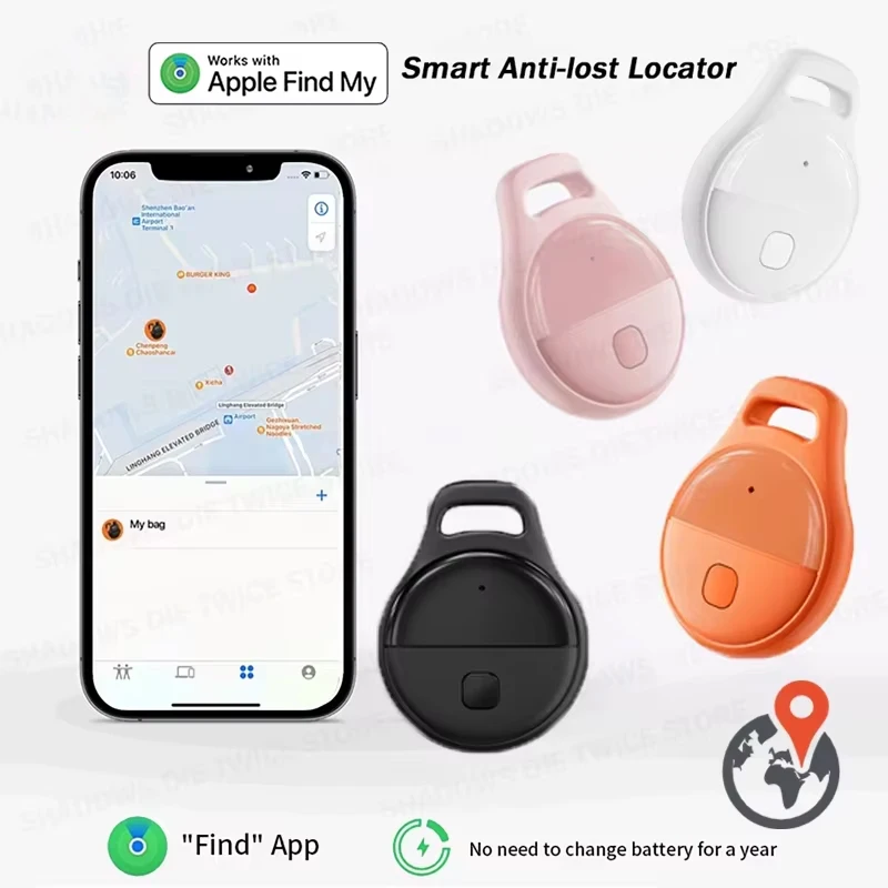 

Мини-трекер с защитой от потери, глобальный прецизионный локатор позиционирования с возможностью поиска моего приложения, расширенный срок службы батареи для детей, домашних животных, пожилых людей