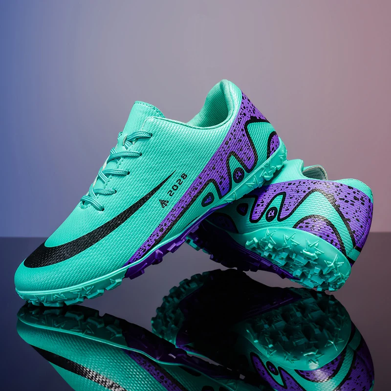 Heren Voetbalschoenen Volwassen Mg Korte Spikes Kunstgras Training Voetbalschoenen Indoor Antislip Voetbalschoenen 35-45