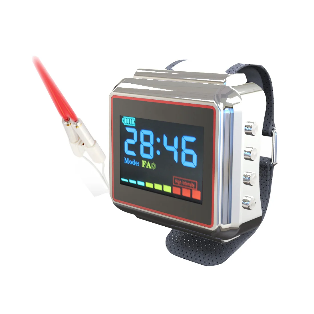 Cold Laser Therapy Blood Glucose Wrist Watch Laser Health Care Physiotherapy Hypertension Watch
