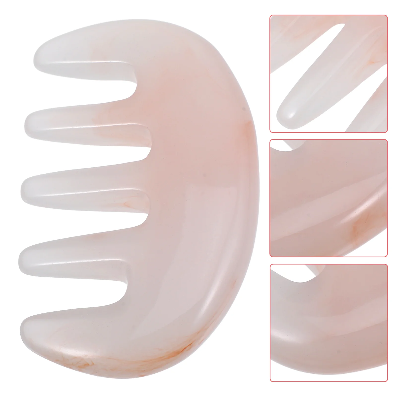 Trigger Point Tool Five-tooth Comb Beeswax Anti-static Woman for Hair