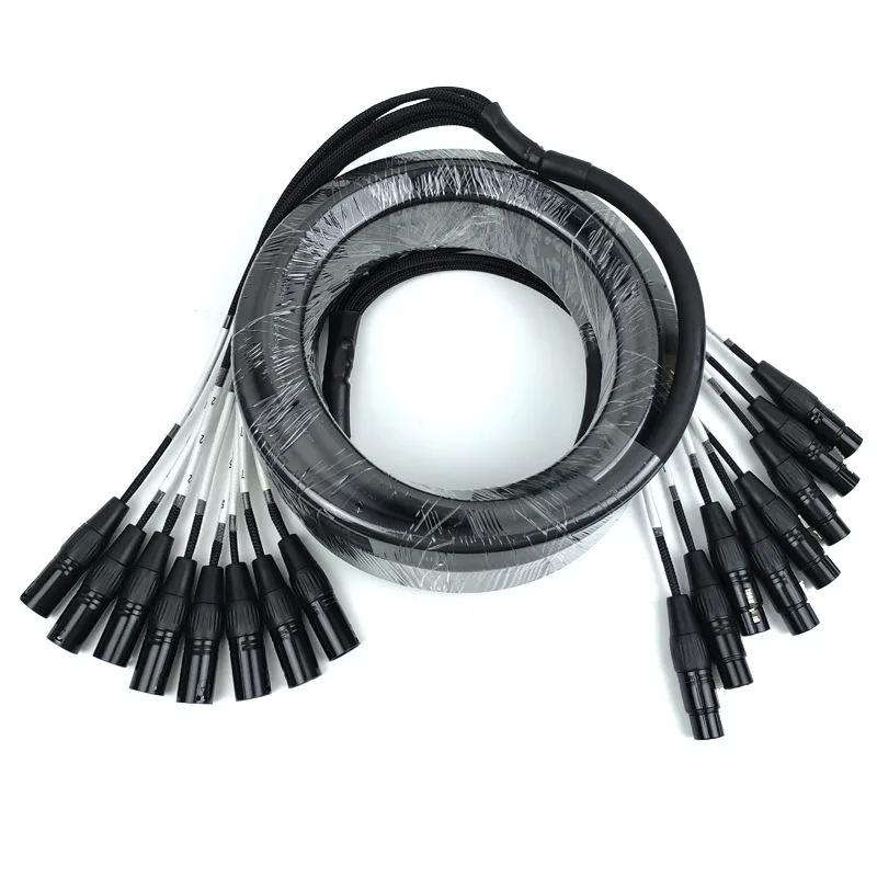 8-Channel flow, multi-channel audio signal cable 8-channel stage lighting and audio multi-core signal cable