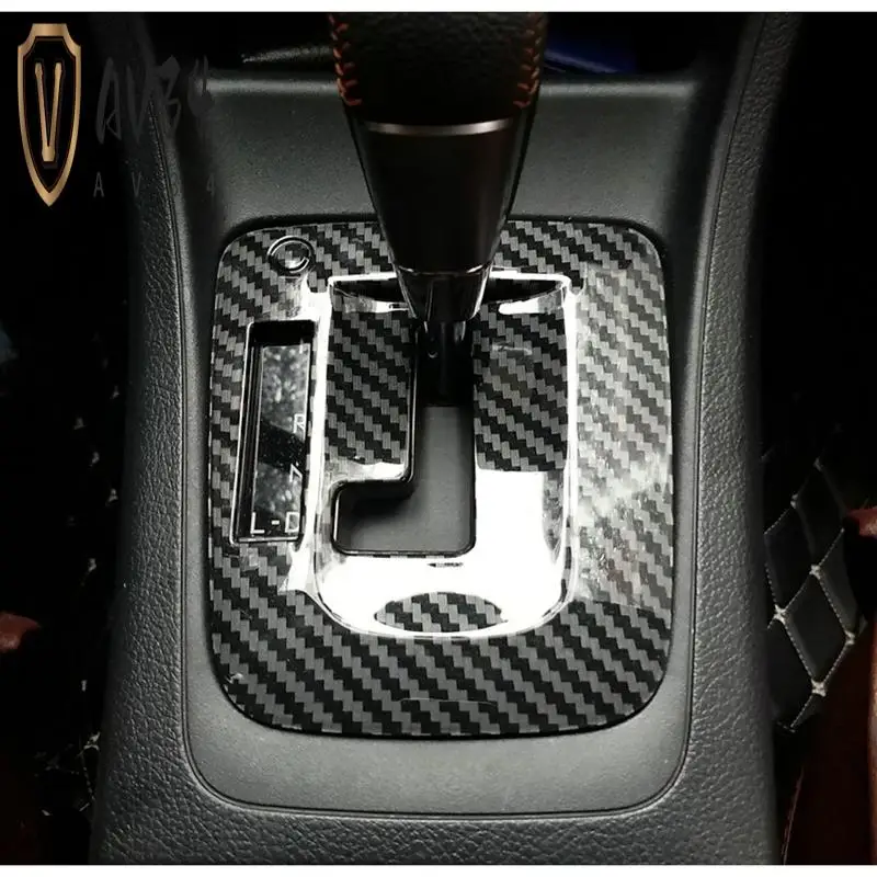 

AV34-ABS внутренняя автомобильная ручка переключения передач, панель, наклейка, накладка, молдинги, Стайлинг автомобиля, автозапчасти для Subaru XV 2012 2013 2014
