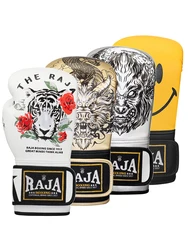 RAJA Boxing gloves Boxing Gloves Men Women Pro Fight Fitness Training Sparring Muay Thai MMA Kickboxing Heavy Punching Bag Mitts