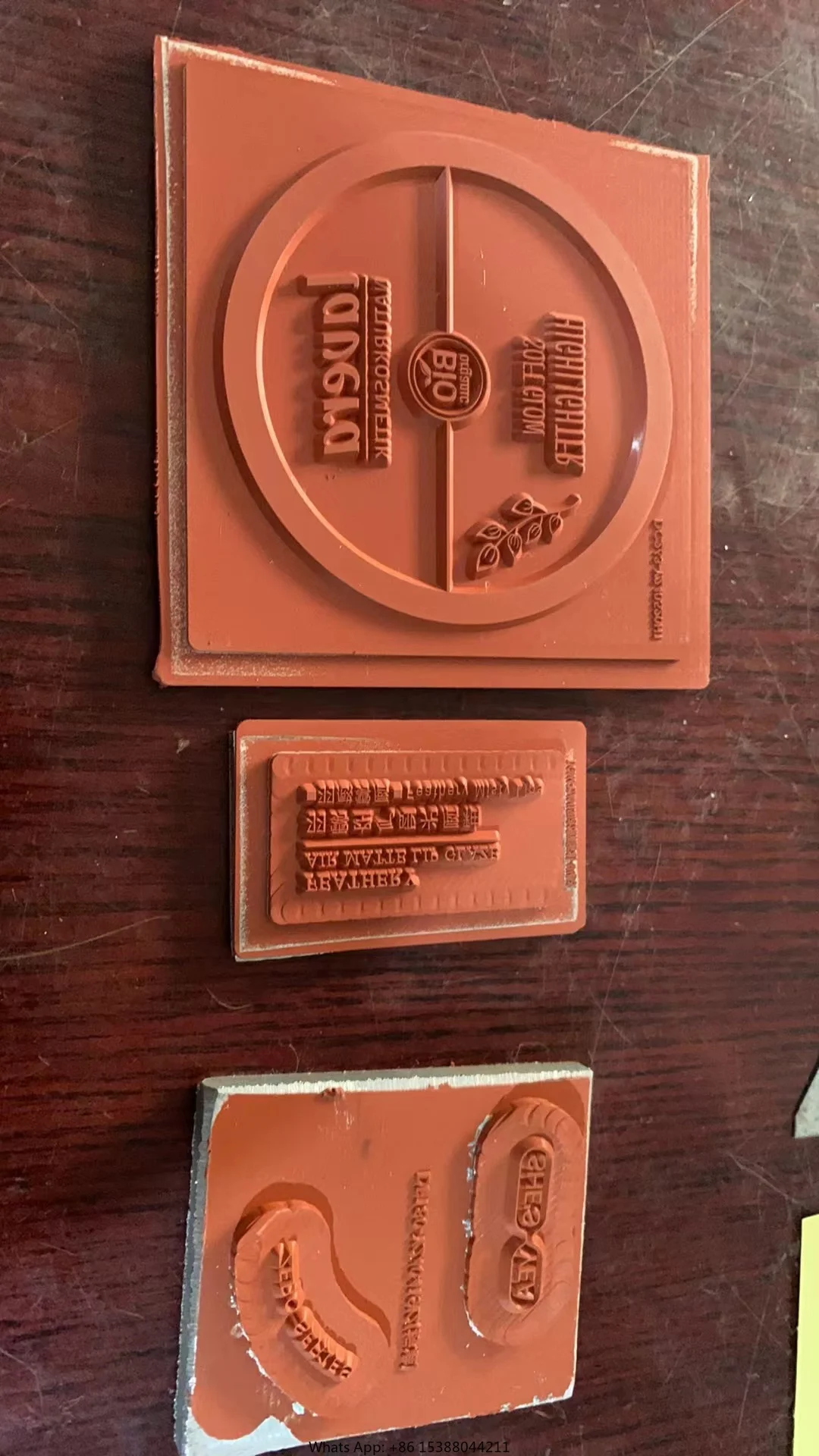 Customized Silicone Gilding Mold Automatic Font Gilding Alphabet And Radian Letterpress Plate For Personalized Projects