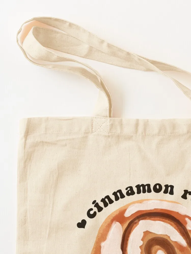 لفات القرفة، وليس أدوار الجنس! حمل حقيبة كيس صب فام أكياس عربة التسوق قماش حمل حقيبة المتسوق النسائية