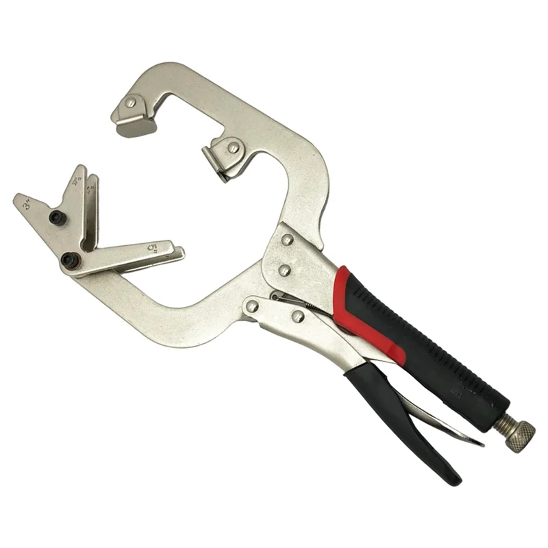 M11K-Welding كماشة 14-In قابل للتعديل الصلب الزاوية اليمنى المشبك فوهة مشبك أنابيب لمشابك اللحام