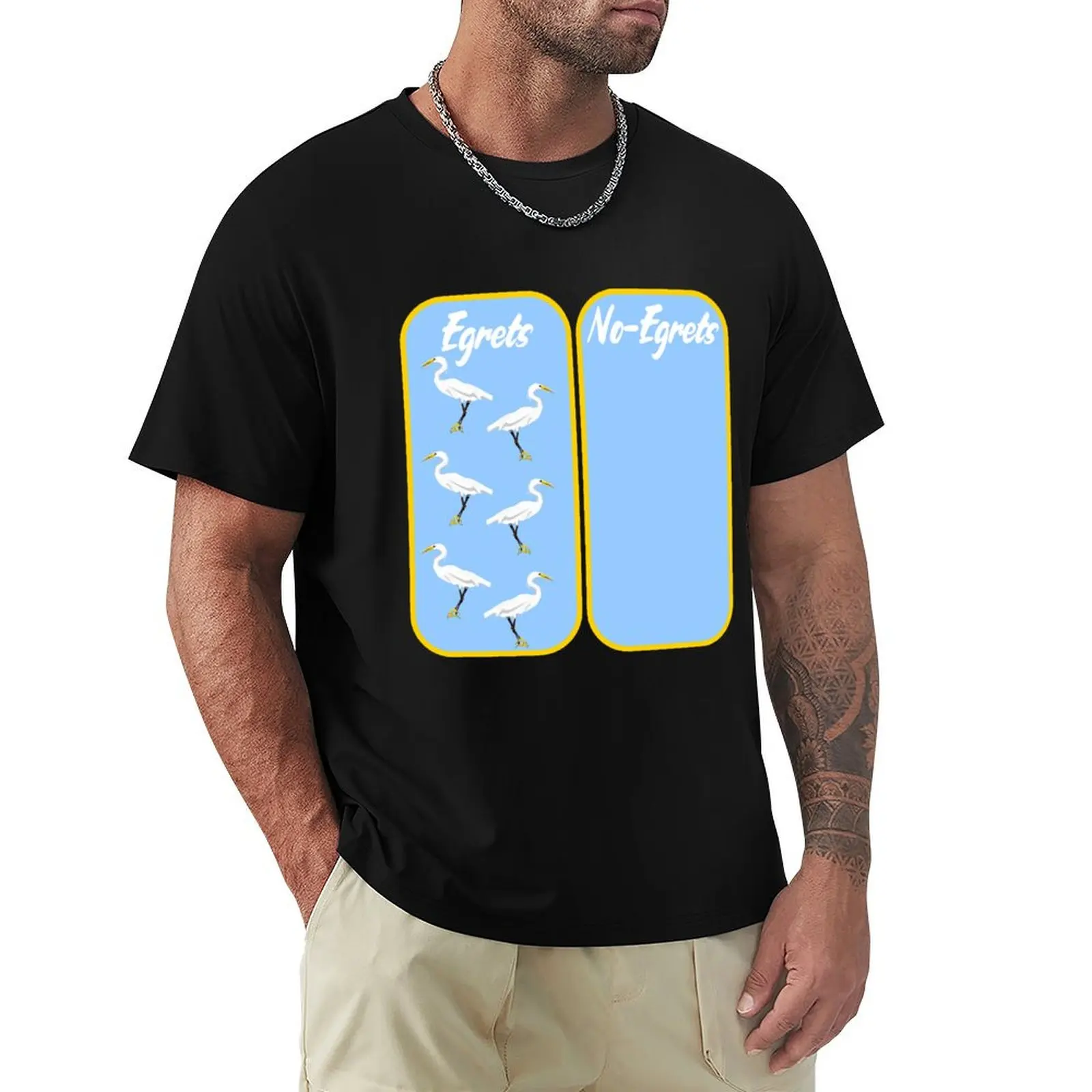 No Regrets Egrets T-Shirt t shirts for man graphic funny T-Shirt
