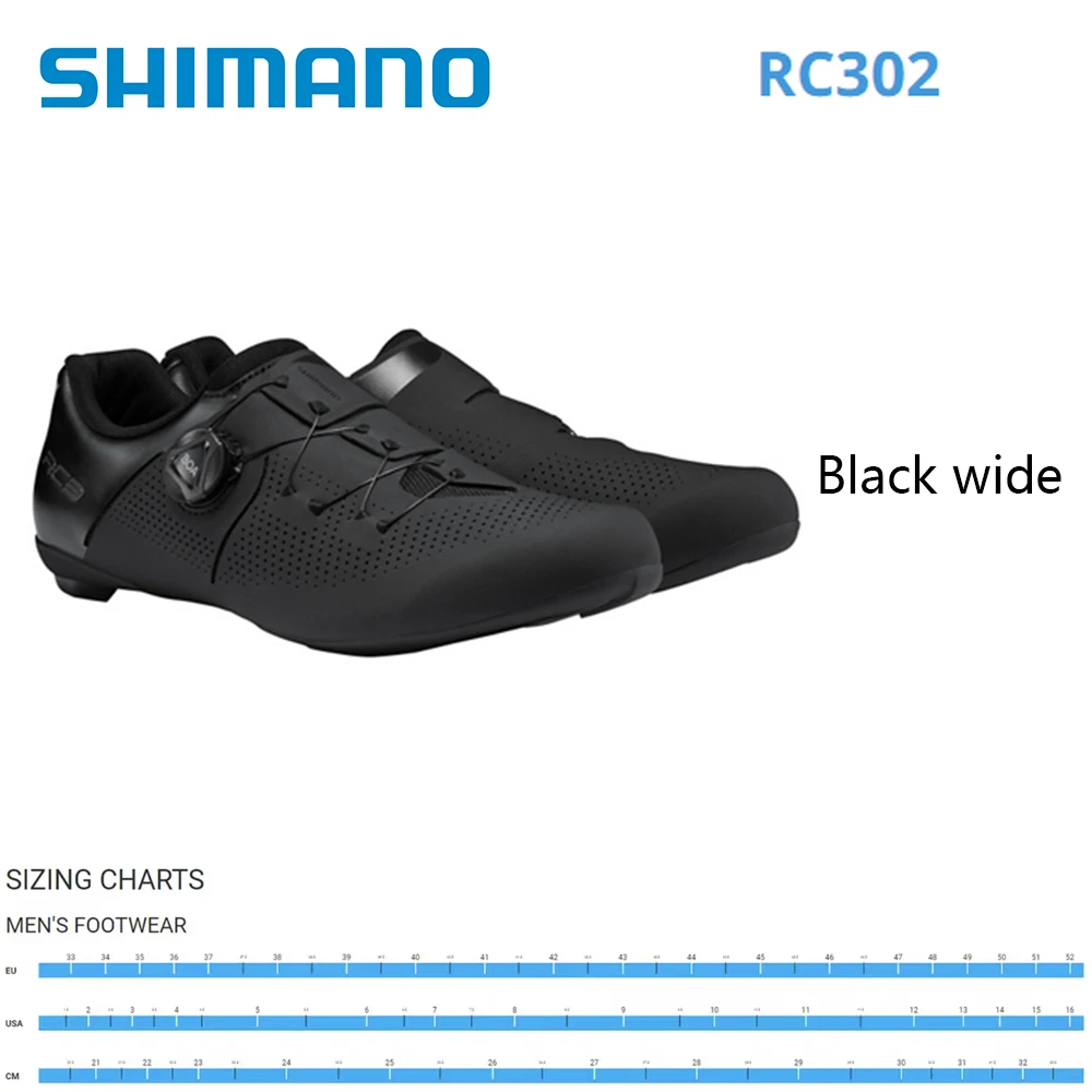 k*⁂様 SHIMANO RC3 WIDE SH-RC302 BLACK SH-RC302 | Road Bike Shoes