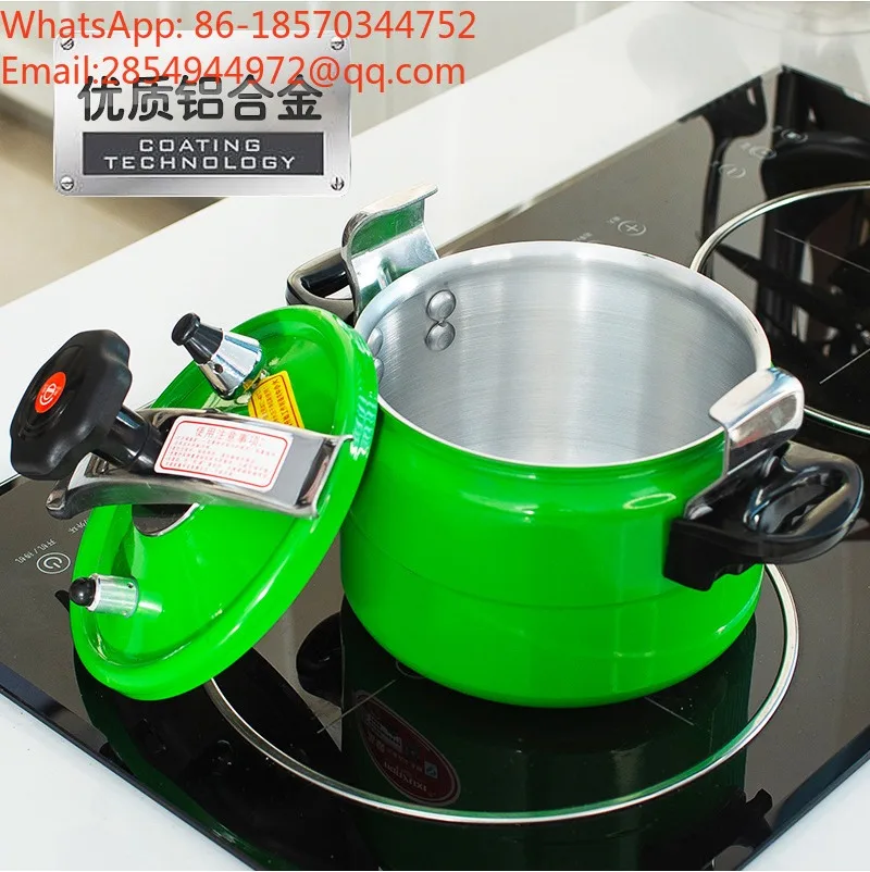 Mini Color Explosion-proof Pressure Cooker Compatible with Induction & Gas Stove Household Outdoor Cooking Pot