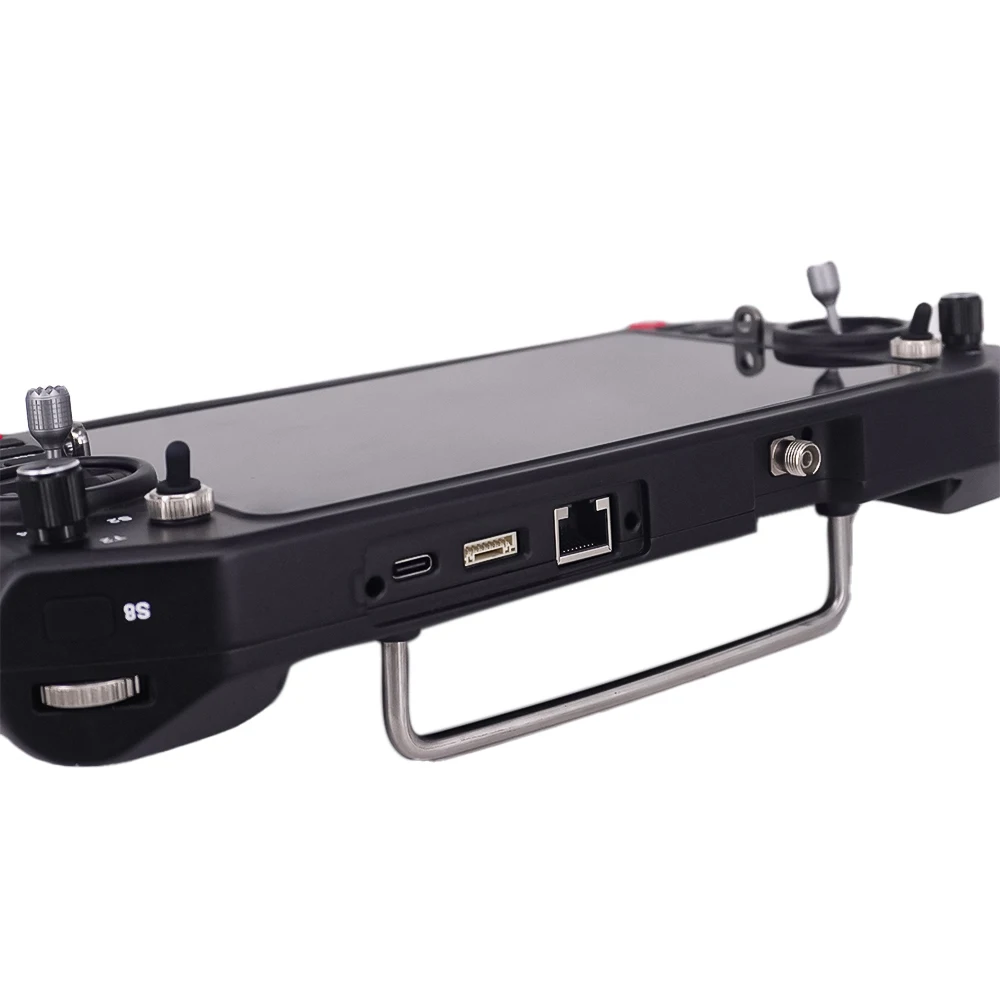 Unidad de tierra de transmisión de vídeo de fibra óptica integrada, 40 km/80 km, con pantalla y Control remoto, accesorios Dr-one