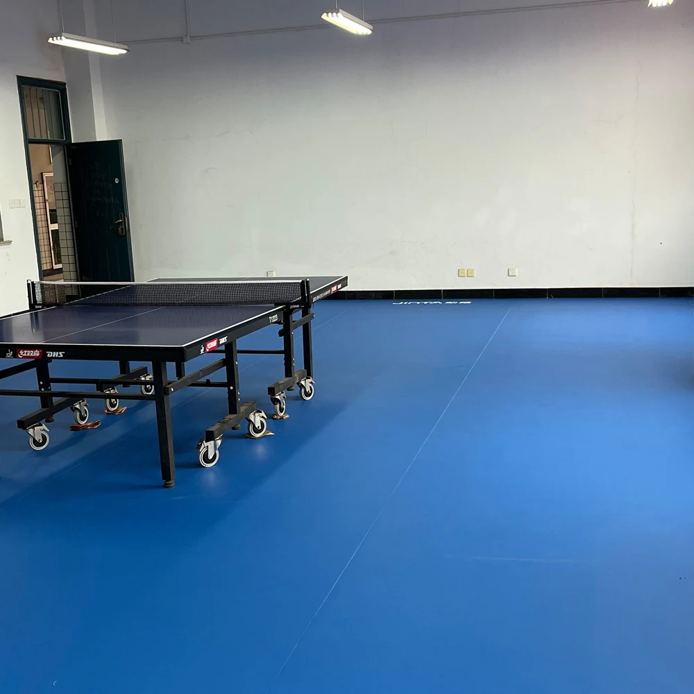 Tapete de tênis de mesa de tênis de mesa barato quadra de mesa de ping pong cor azul vermelho