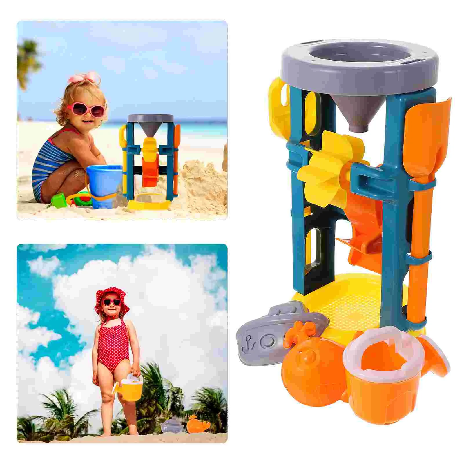 

Children's Sand Digging Toy Seaside Plaything Beach Toys Children’s Kids Childrens Plastic Hand-on Training for