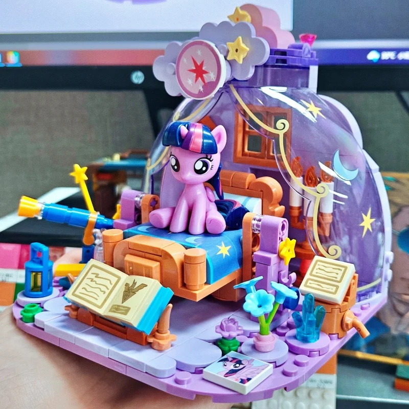 My Little Pony Dream Ripple Series Building Blocks  Twilight Sparkle Assembly Model Rainbow Dash Pinkie Pie Ornament Toy Gift view 5