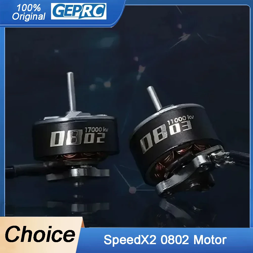 

SPEEDX2 geprc 0802 Бесщеточный двигатель-1000KV/22000KV для 1-2S 2-3 дюйма Мини-зубочистка FPV Дрон DIY Запасные части