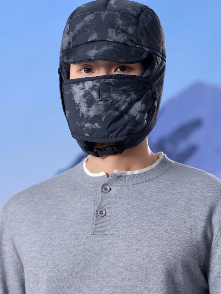 AliExpress maolv Pilot Hat Ushanka Men's Winter Trapper Hat with Windproof Mask-Russian Trooper Hat Hunting Skiing Cycling Hat for Men Women